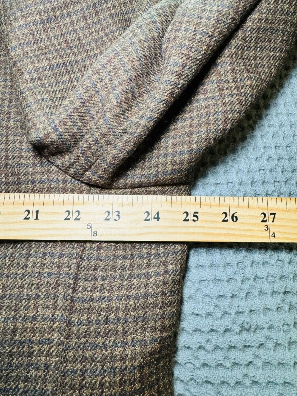 Pronto Uomo Suit Jacket Mens 50L Brown Houndstooth Silk Wool Sport Coat Acadamia